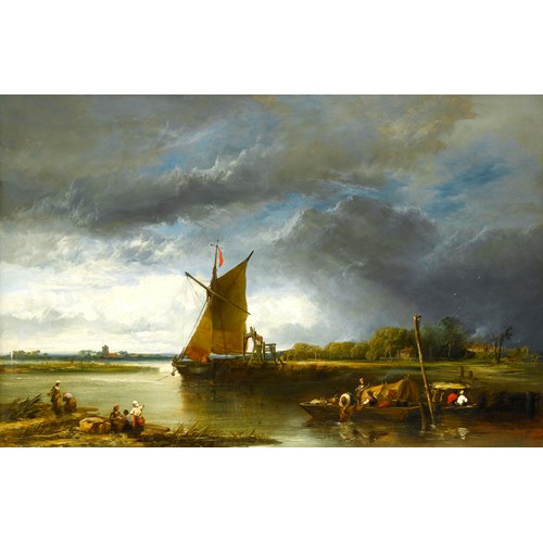 A Barge in a Norfolk Landscape